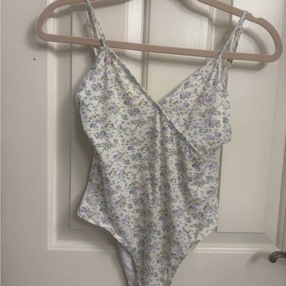 Superdown Multicolor Floral Bodysuit
